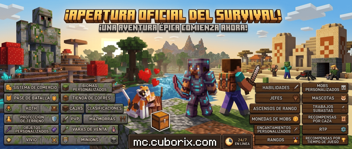 🌿 ¡APERTURA OFICIAL DEL SURVIVAL! 🌿